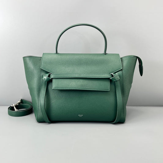 Celine - Belt Bag - Leather - Green - (medium)