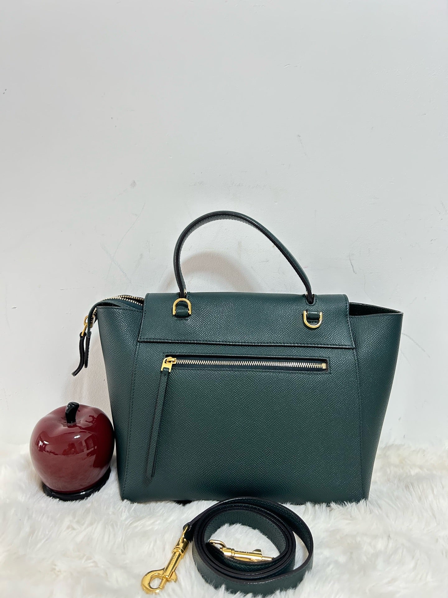 Celine - Belt Bag - Leather - Green - (micro)