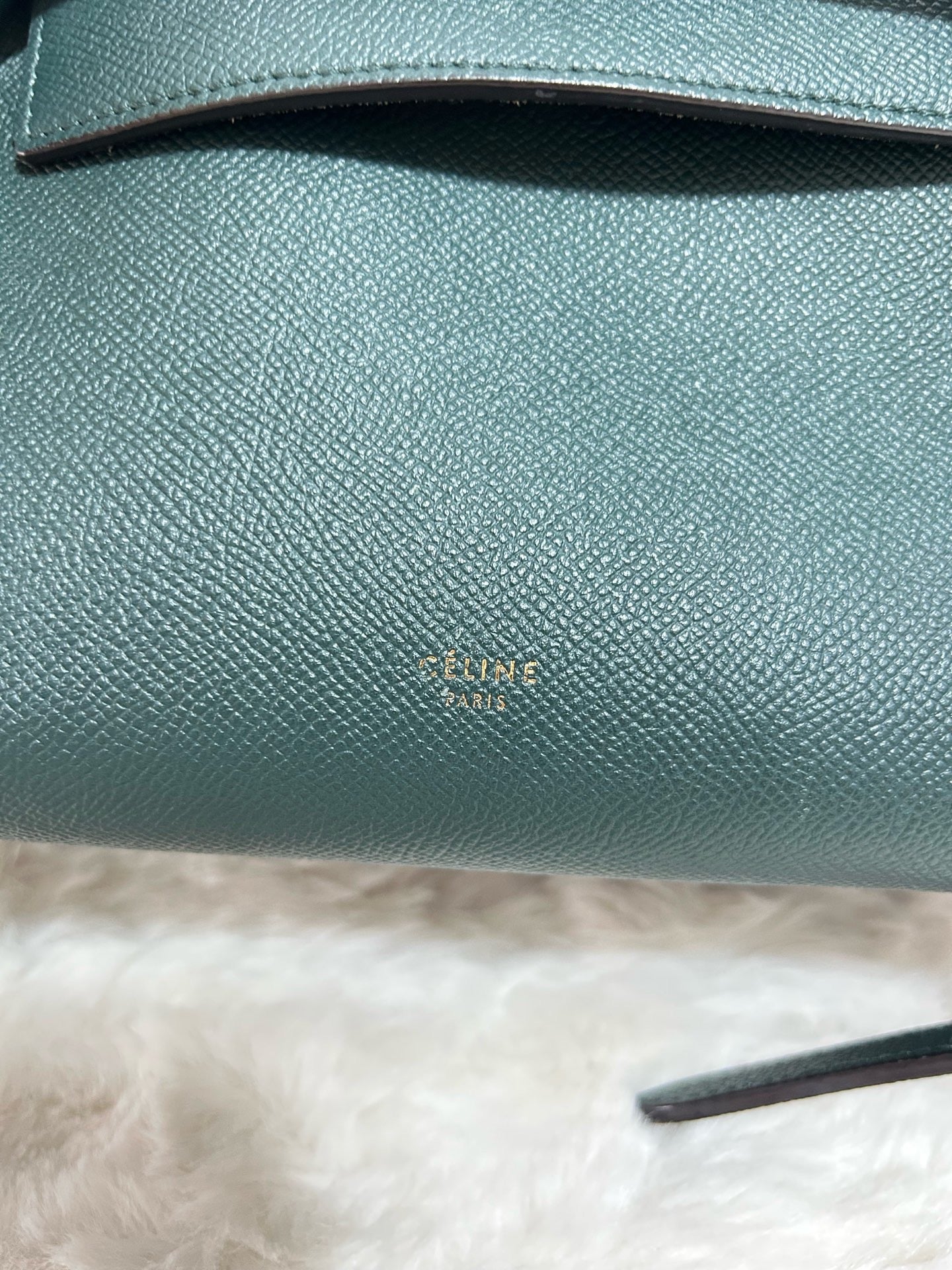 Celine - Belt Bag - Leather - Green - (micro)