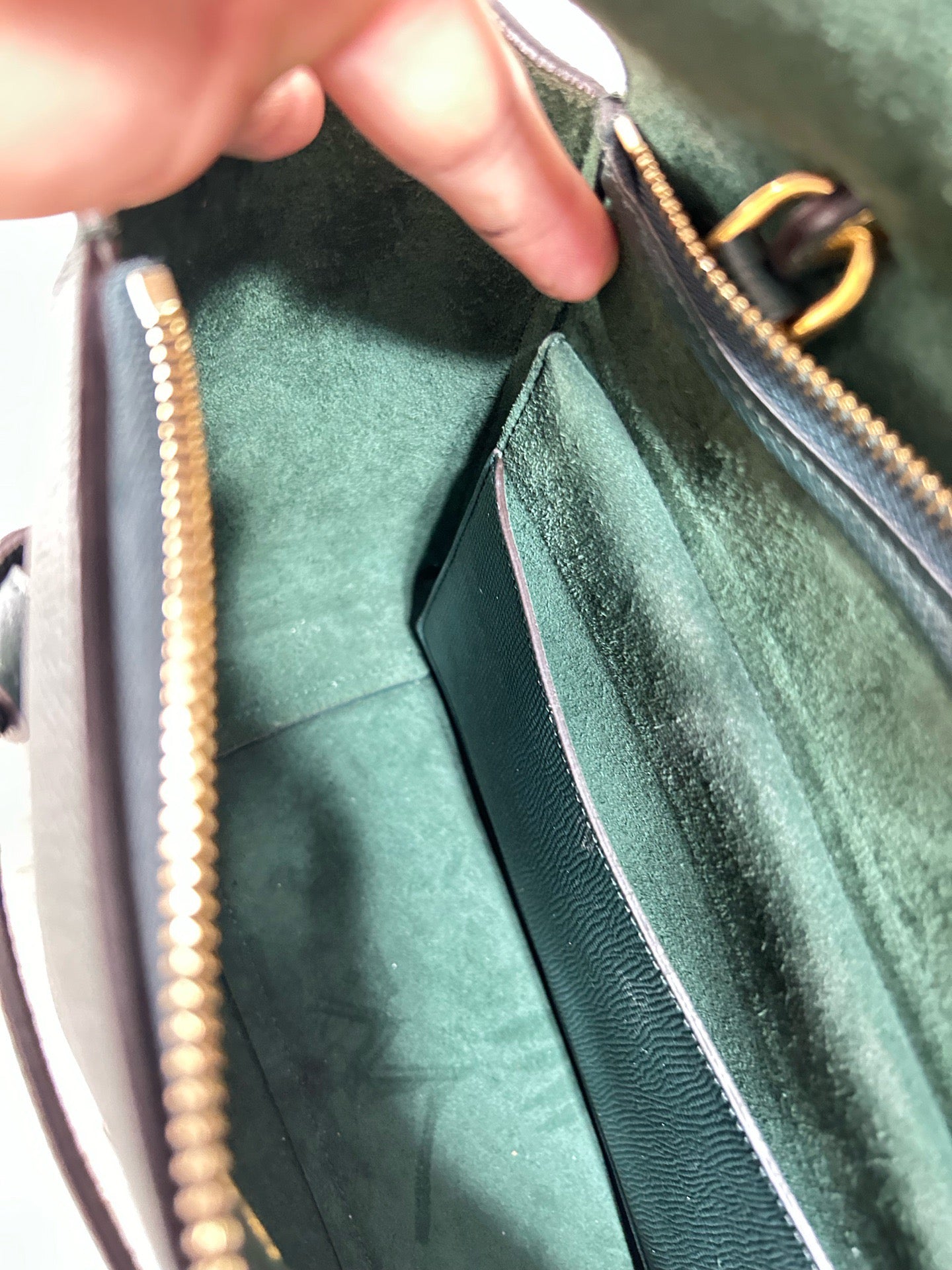 Celine - Belt Bag - Leather - Green - (micro)