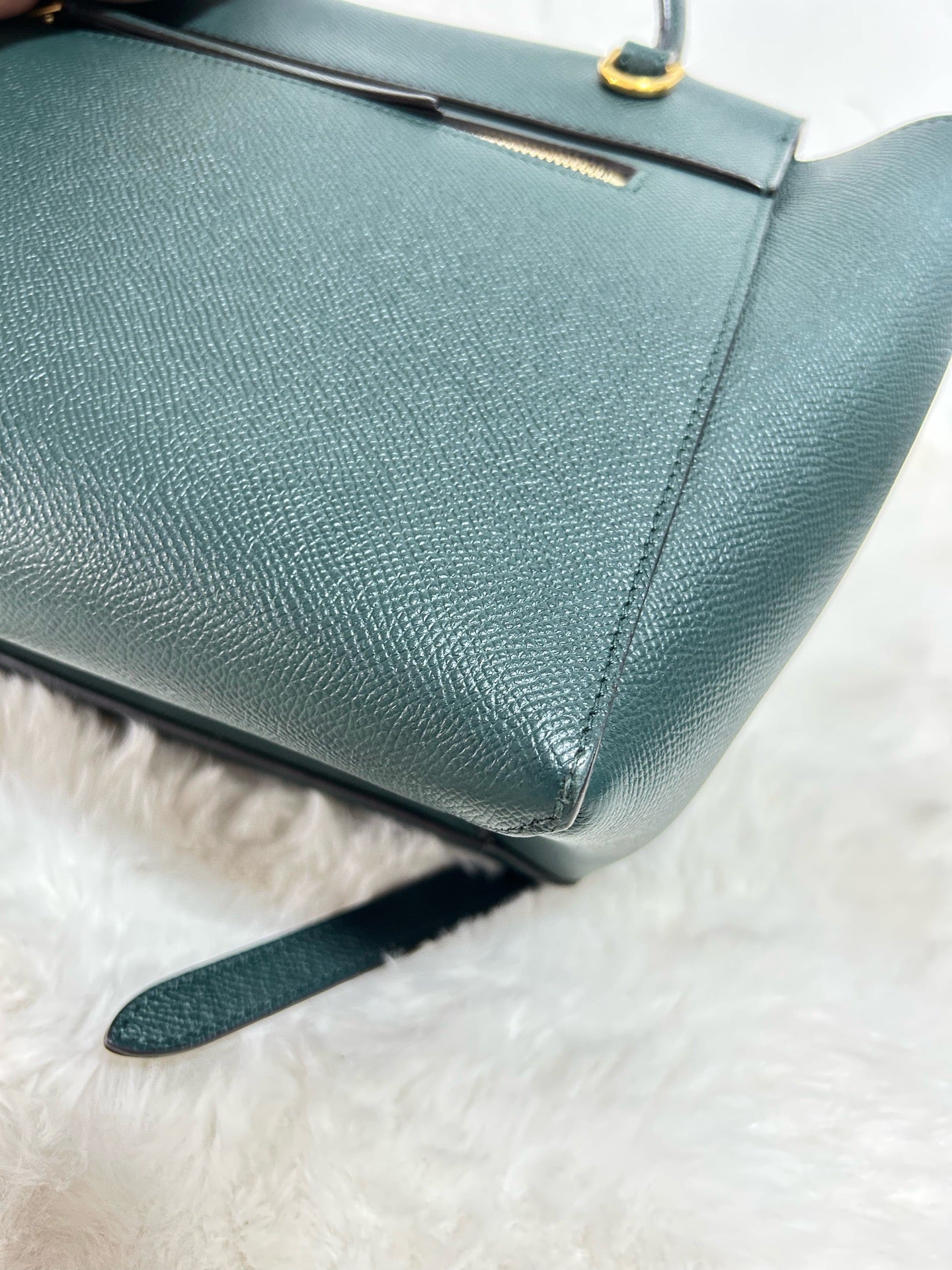 Celine - Belt Bag - Leather - Green - (micro)