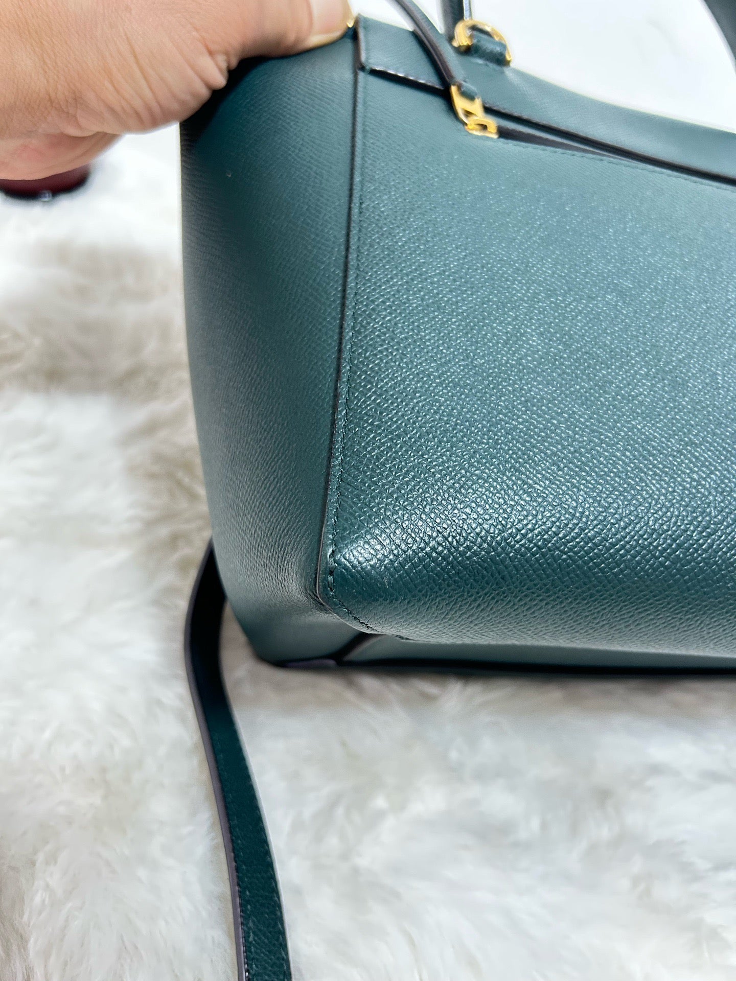 Celine - Belt Bag - Leather - Green - (micro)