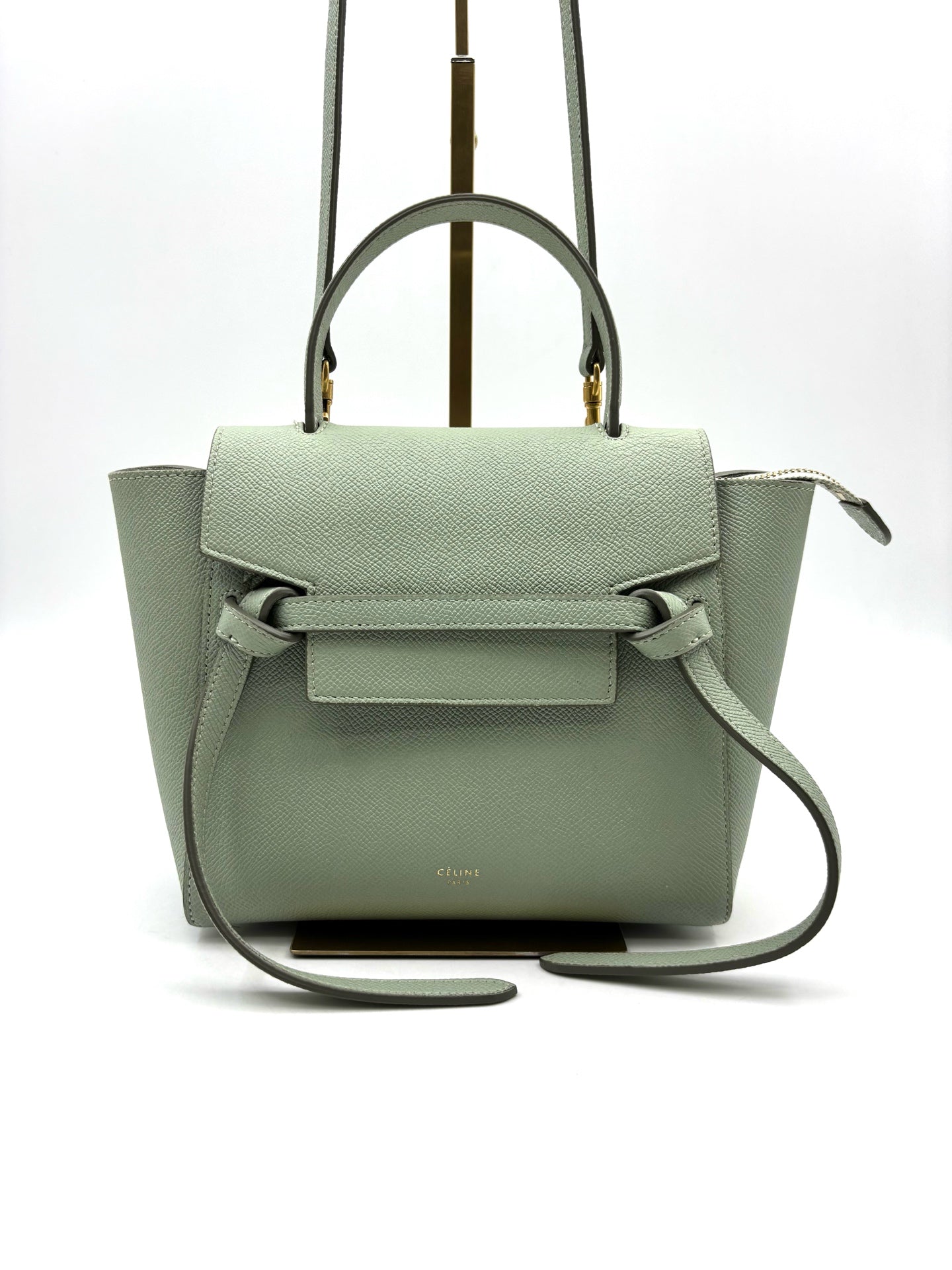 Celine - Belt Bag - Leather - Green - (mini)
