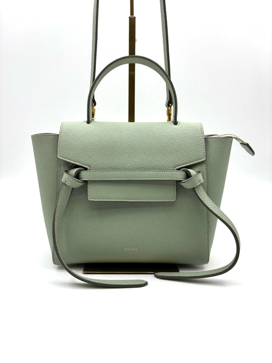 Celine - Belt Bag - Leather - Green - (mini)