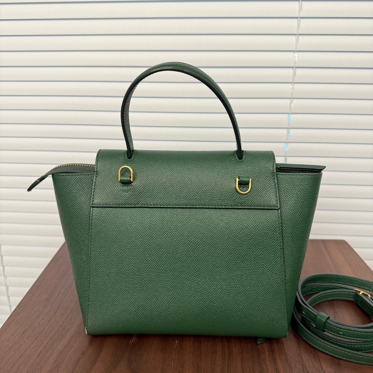 Celine - Belt Bag - Leather - Green - (mini)