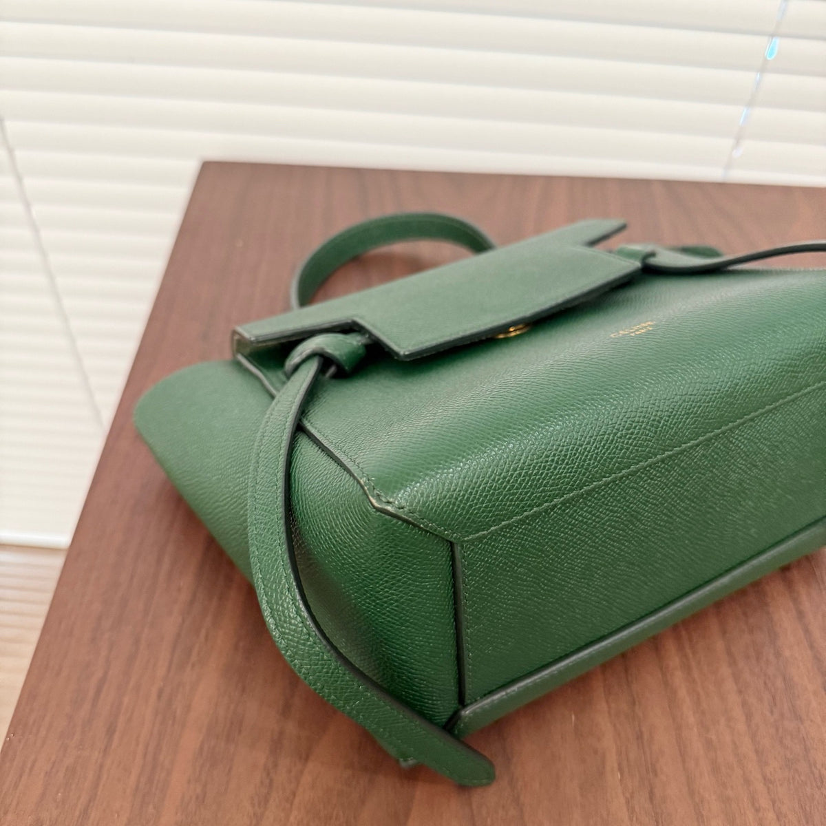 Celine - Belt Bag - Leather - Green - (mini)