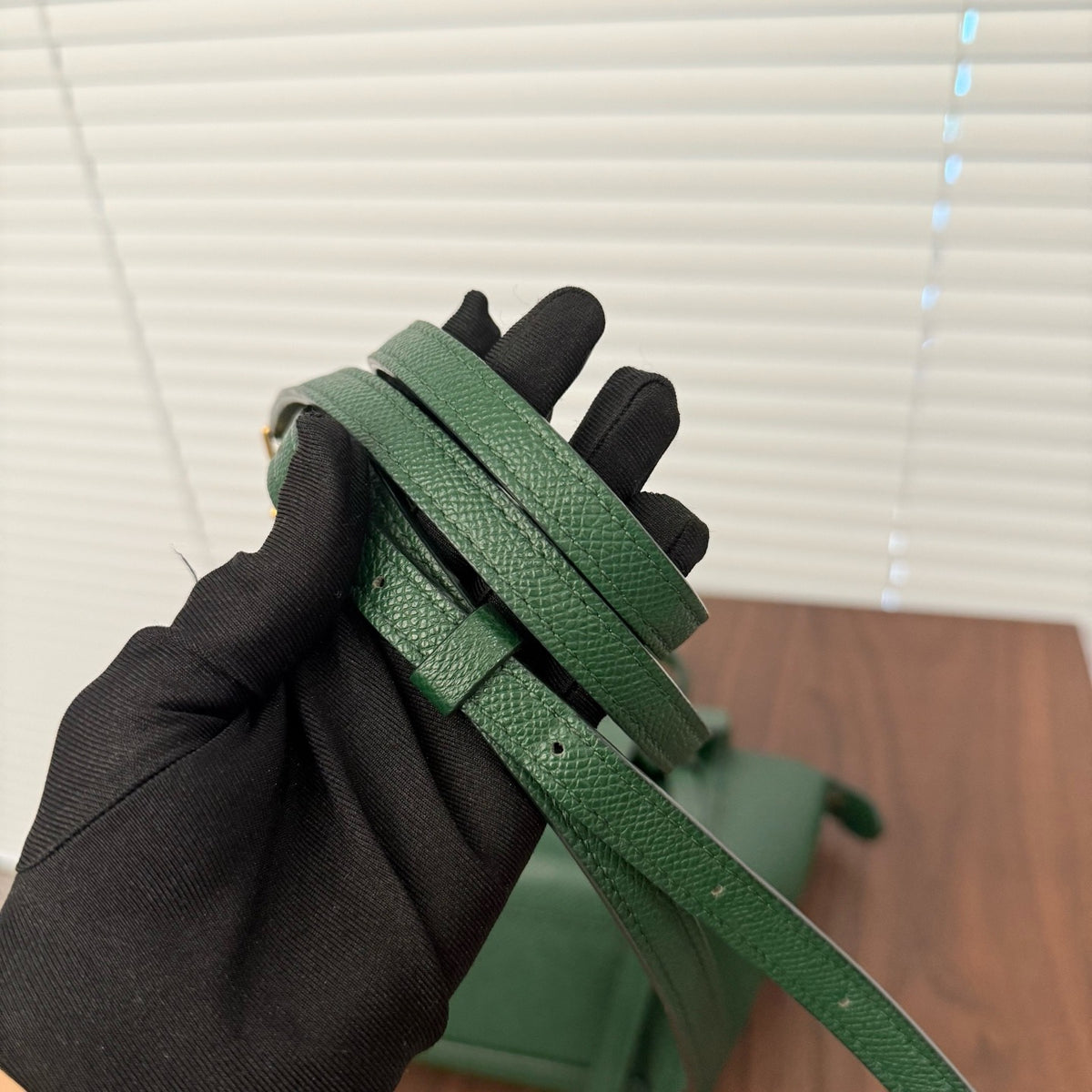 Celine - Belt Bag - Leather - Green - (mini)