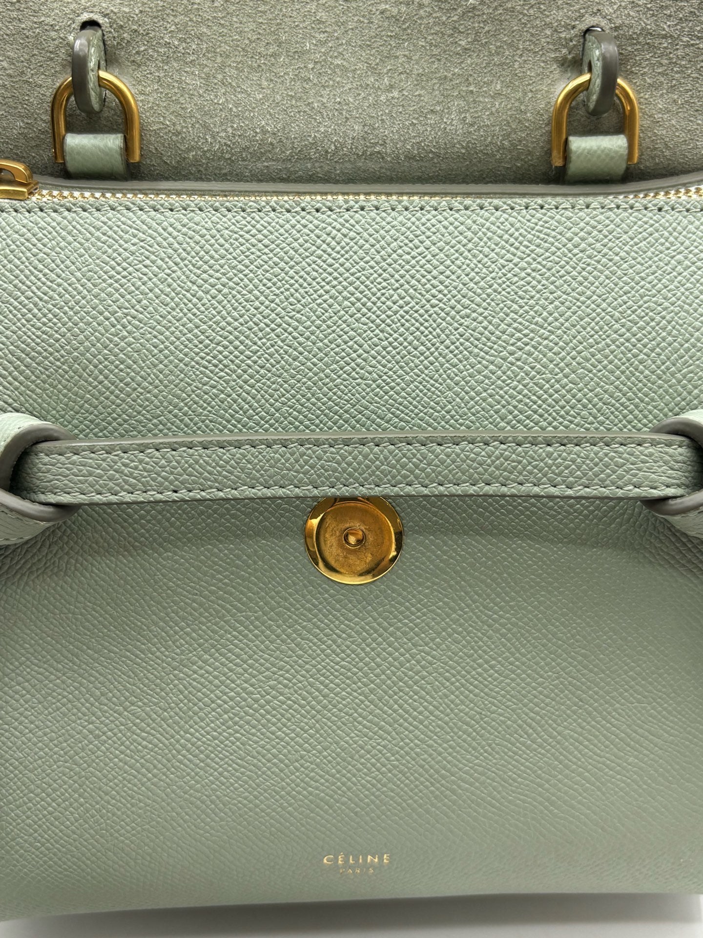 Celine - Belt Bag - Leather - Green - (mini)