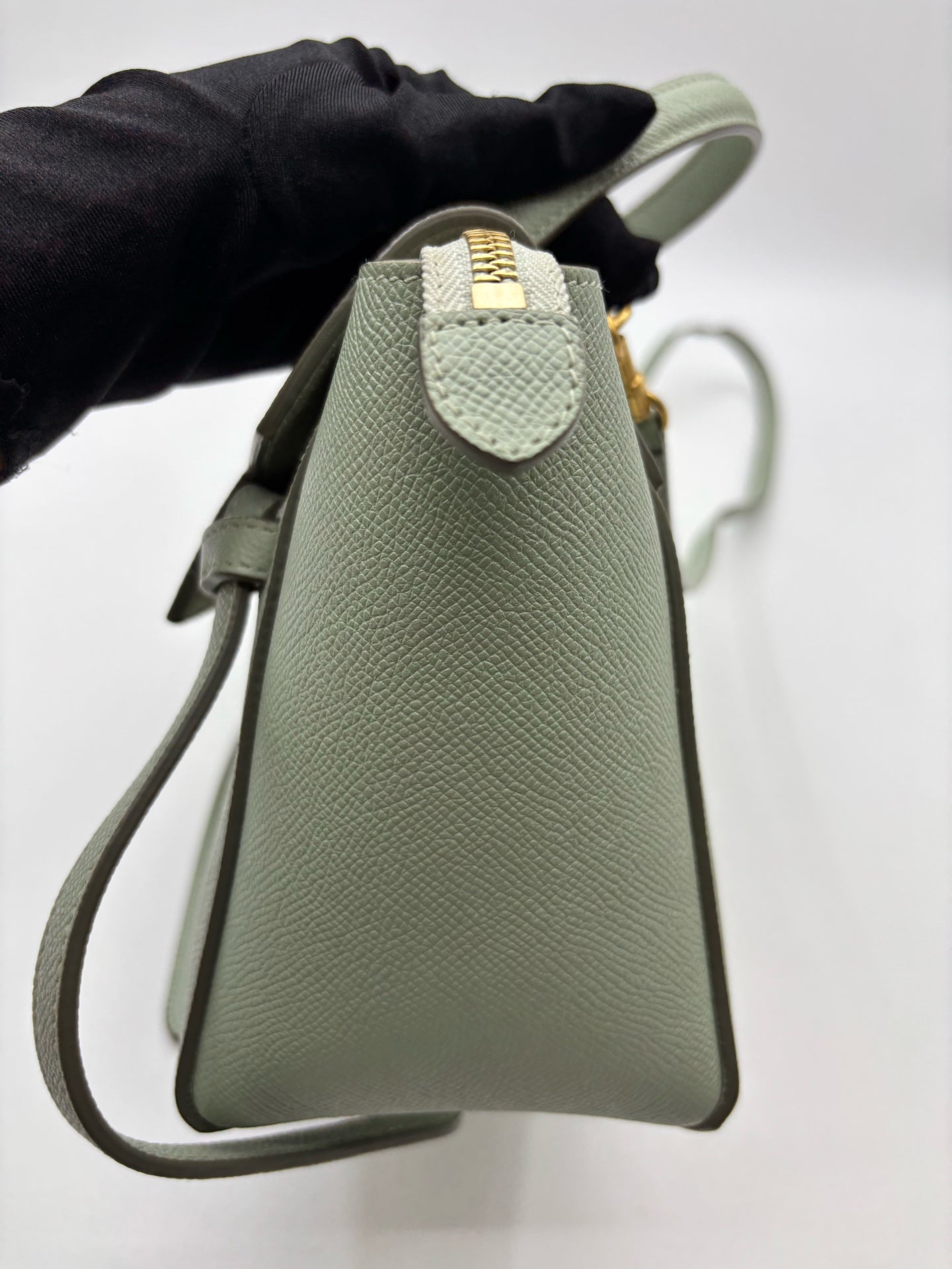 Celine - Belt Bag - Leather - Green - (mini)