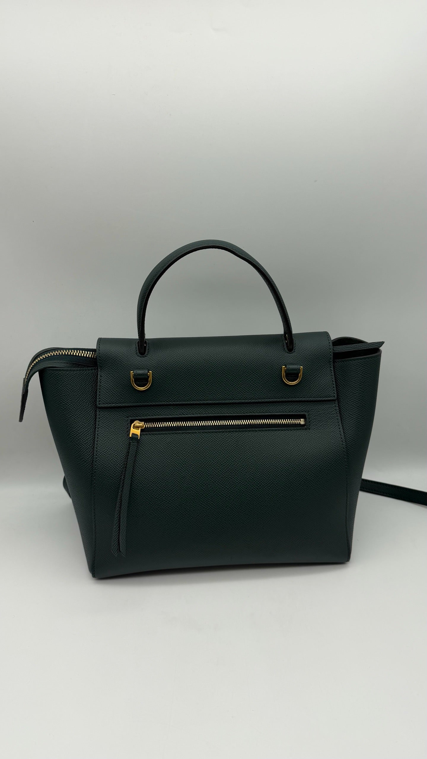 Celine - Belt Bag - Leather - Green - (small)