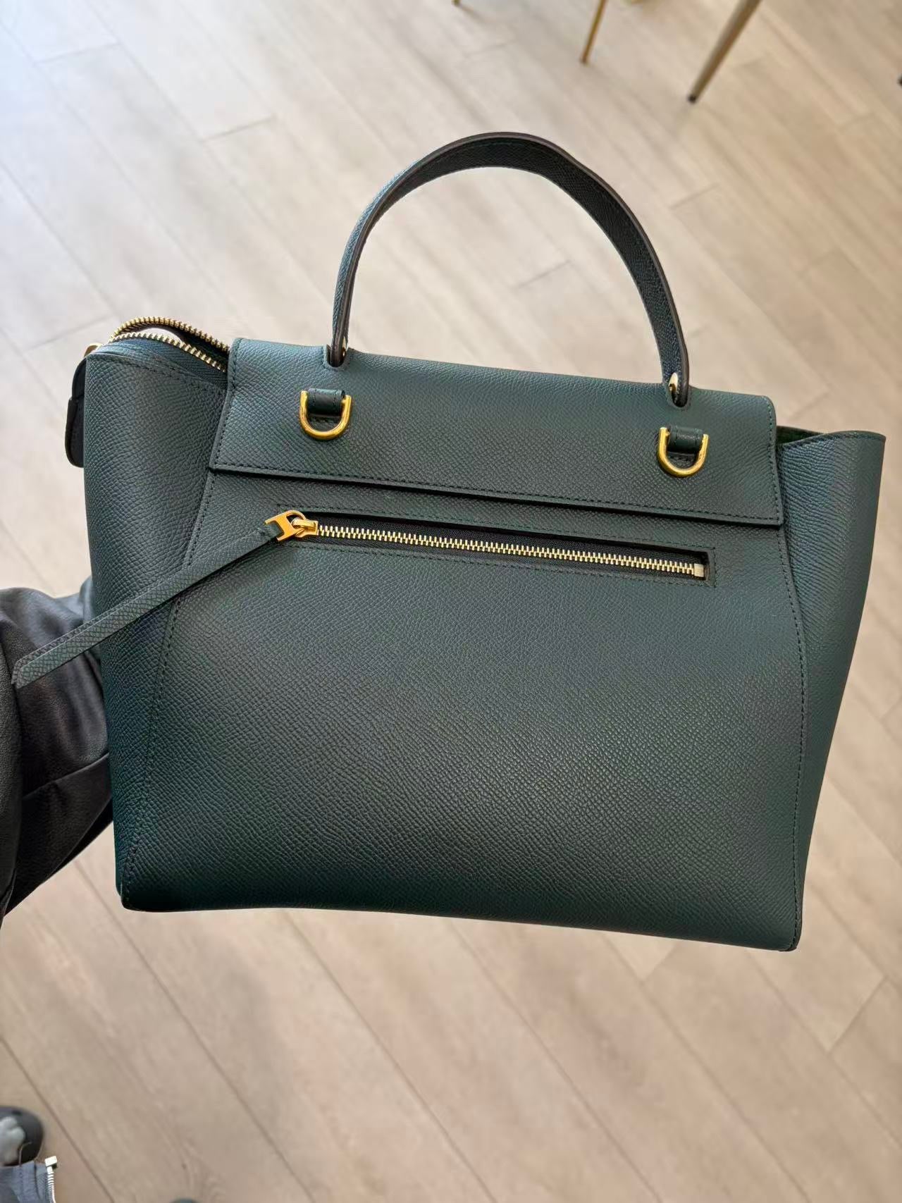 Celine - Belt Bag - Leather - Green - (small)