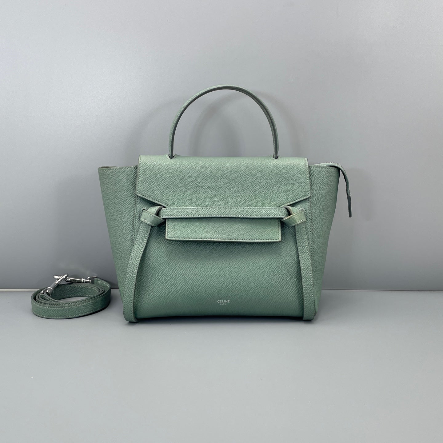 Celine - Belt Bag - Leather - Green - (Small)