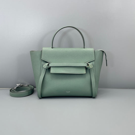Celine - Belt Bag - Leather - Green - (Small)