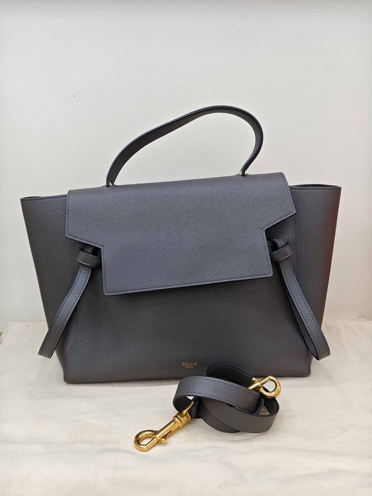 Celine - Belt Bag - Leather - Grey