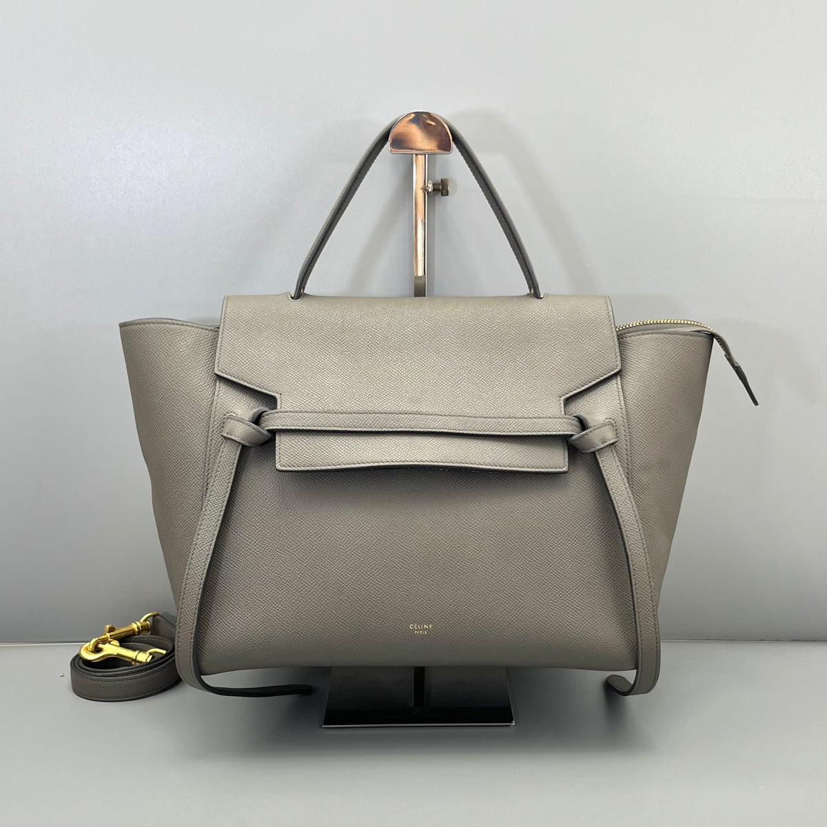Celine - Belt Bag - Leather - Grey - (medium)