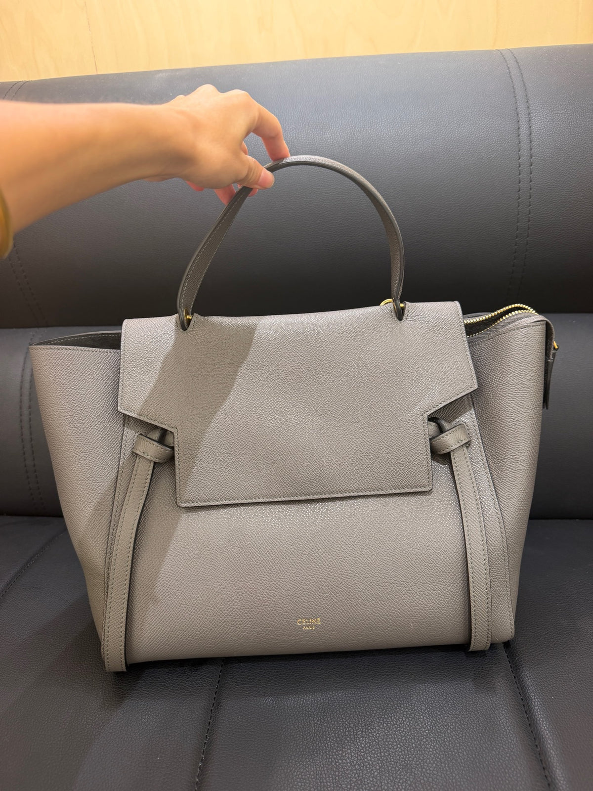Celine - Belt Bag - Leather - Grey - (medium)