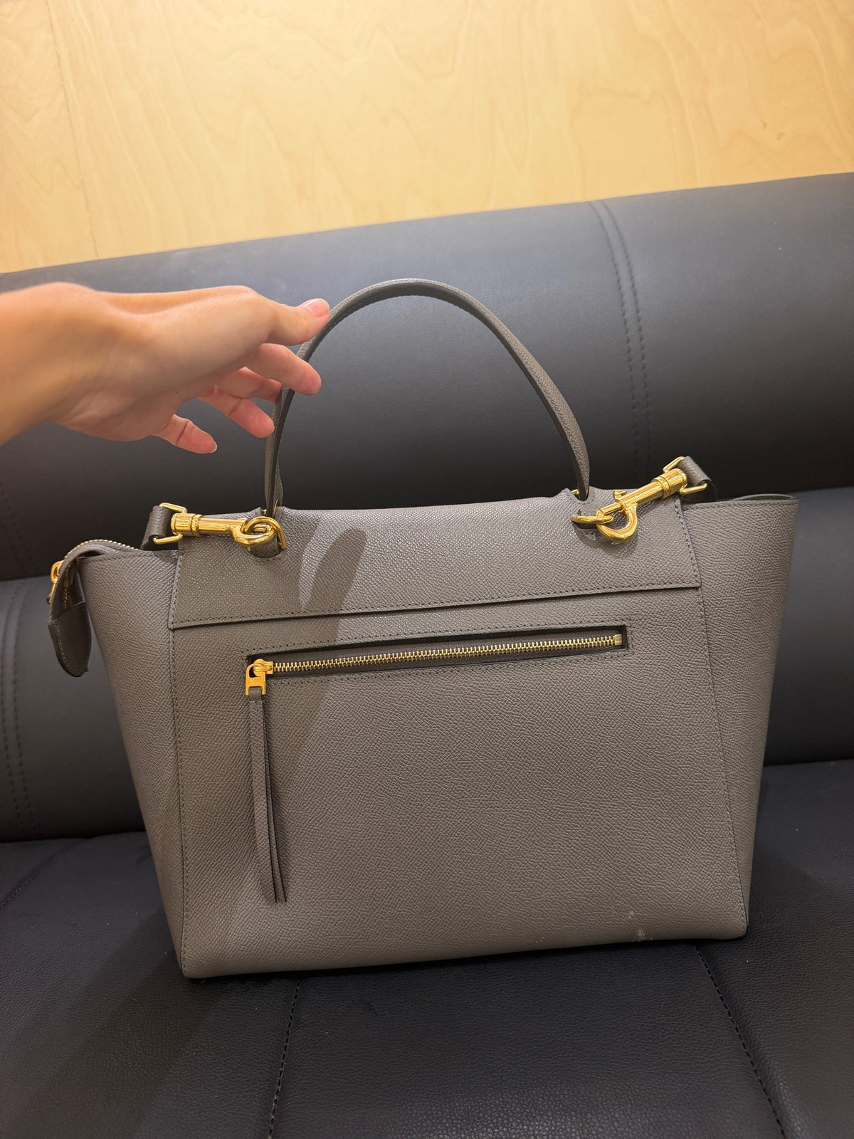 Celine - Belt Bag - Leather - Grey - (medium)