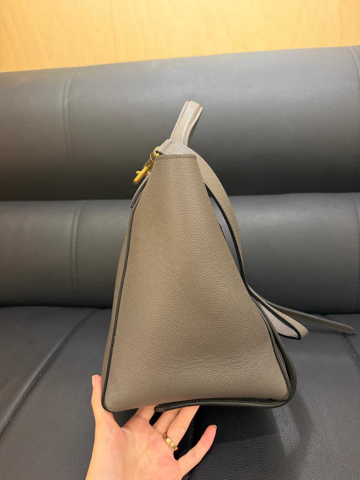 Celine - Belt Bag - Leather - Grey - (medium)