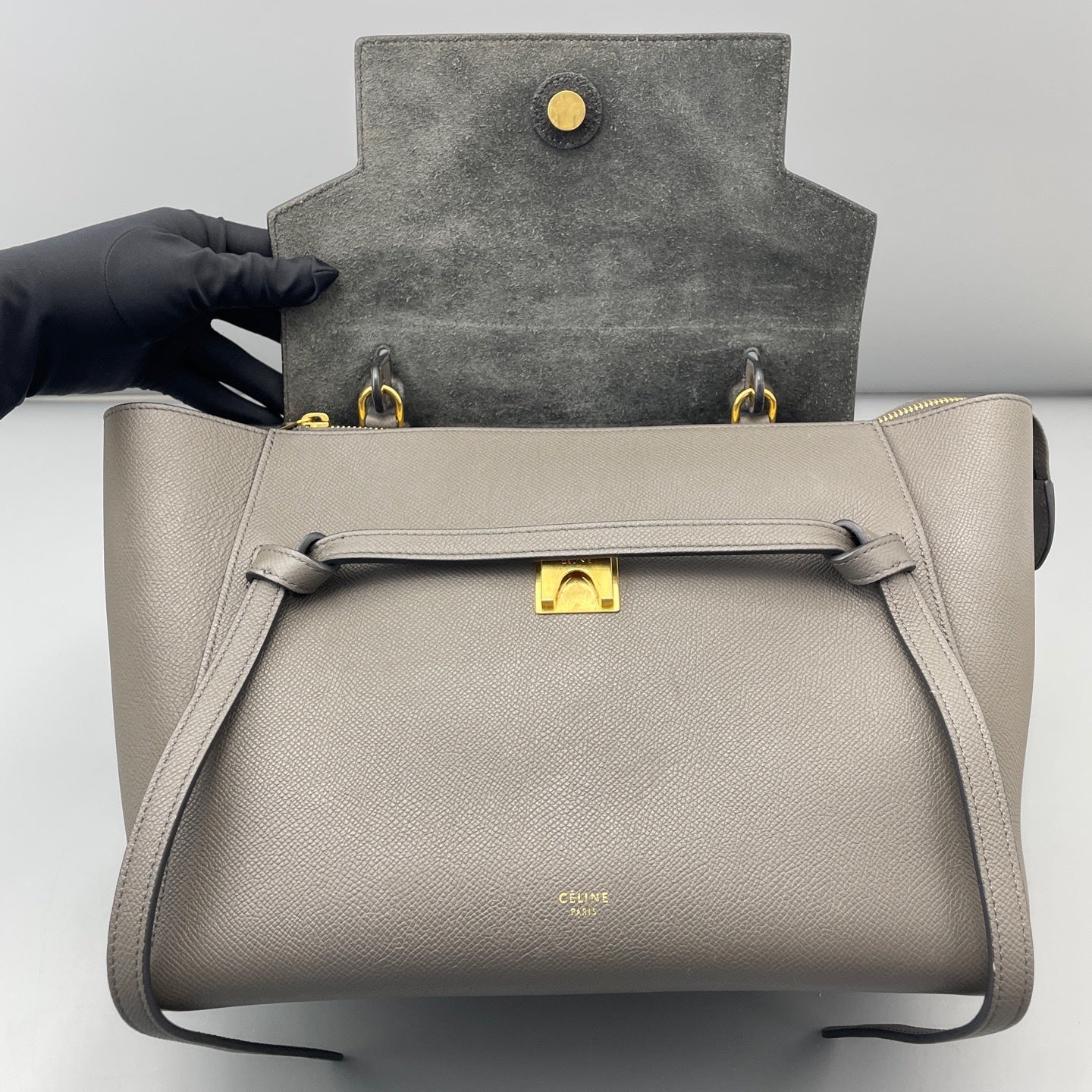 Celine - Belt Bag - Leather - Grey - (medium)