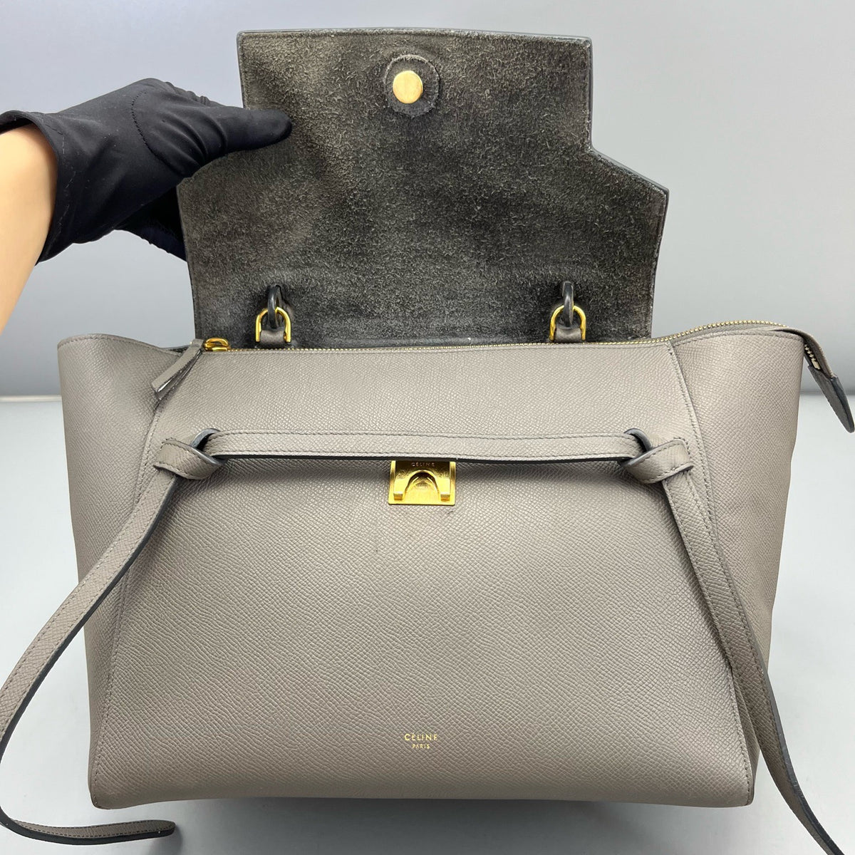 Celine - Belt Bag - Leather - Grey - (medium)