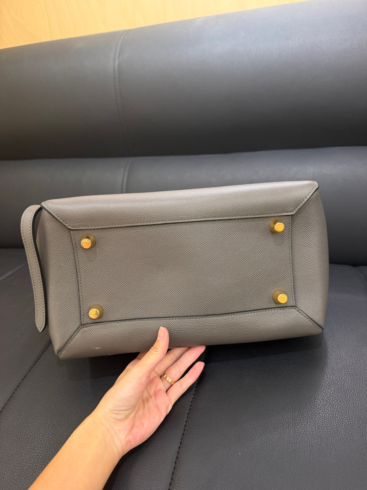 Celine - Belt Bag - Leather - Grey - (medium)