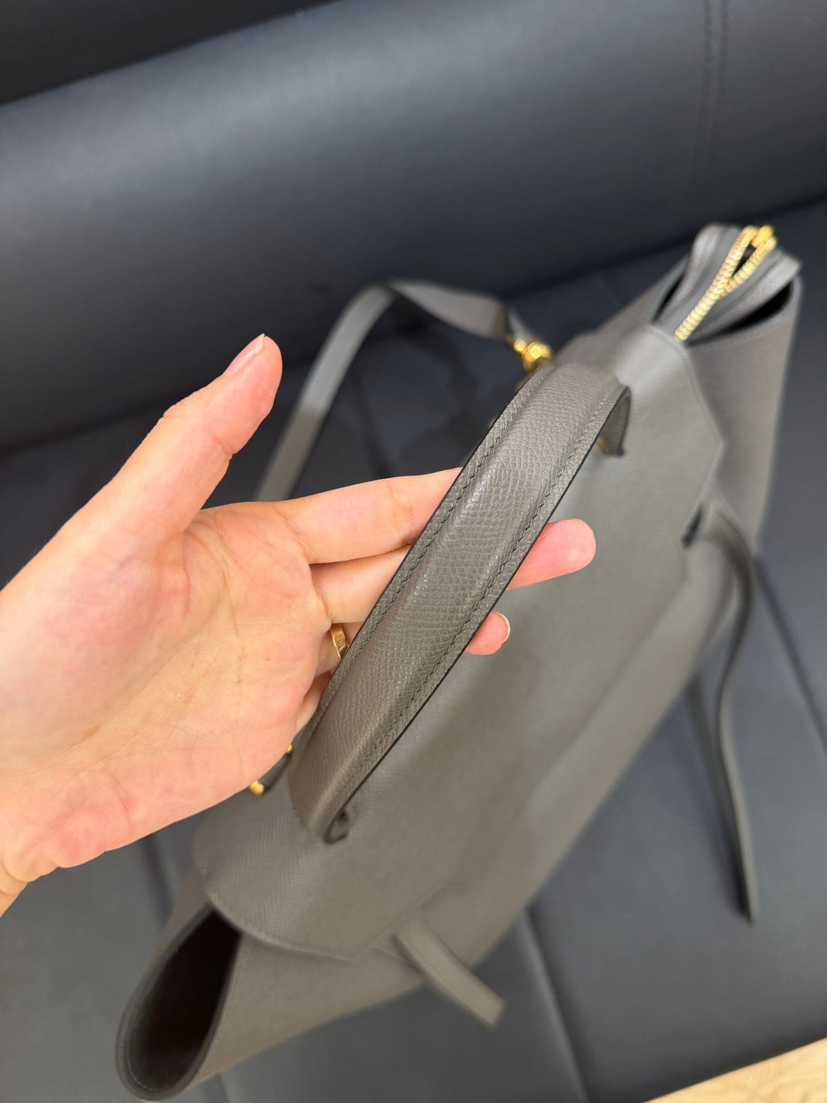 Celine - Belt Bag - Leather - Grey - (medium)