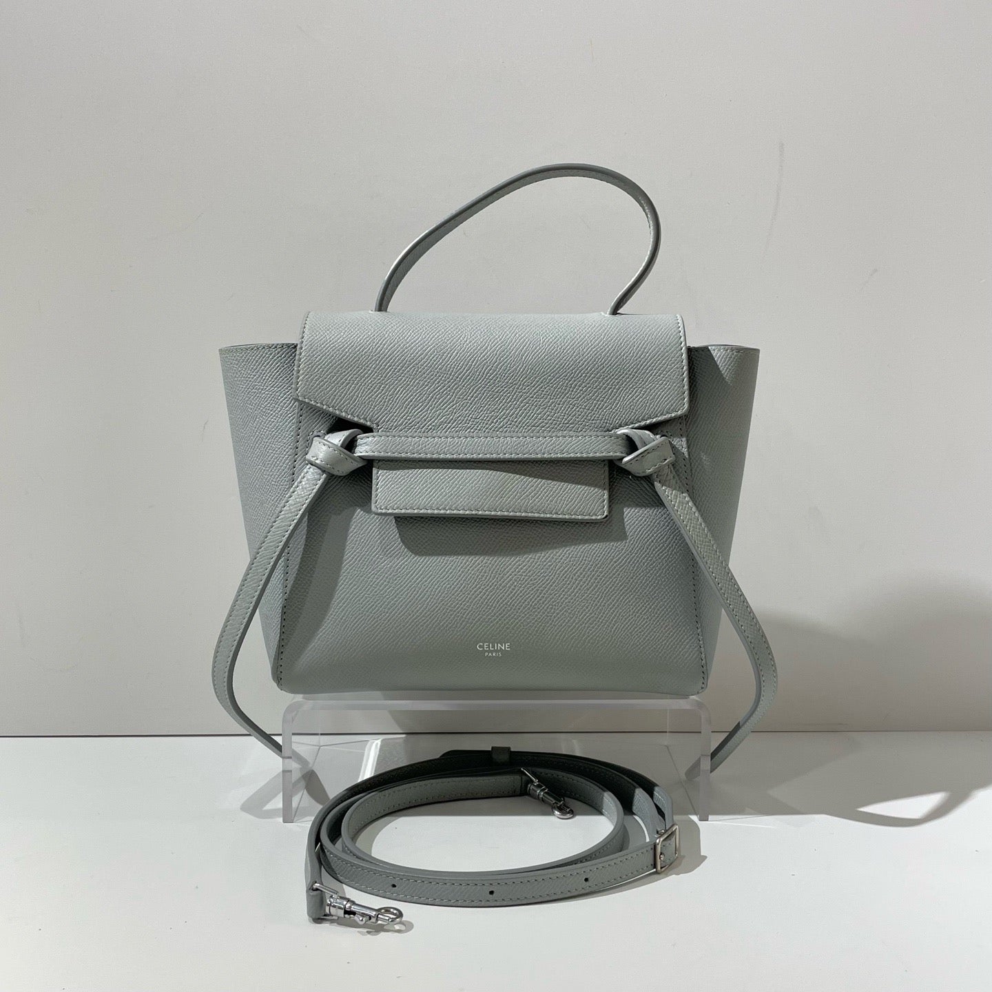 Celine - Belt Bag - Leather - Grey - (mini)