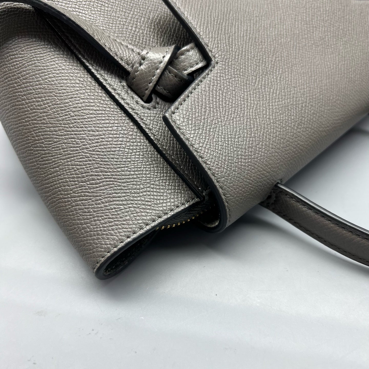 Celine - Belt Bag - Leather - Grey - (mini)