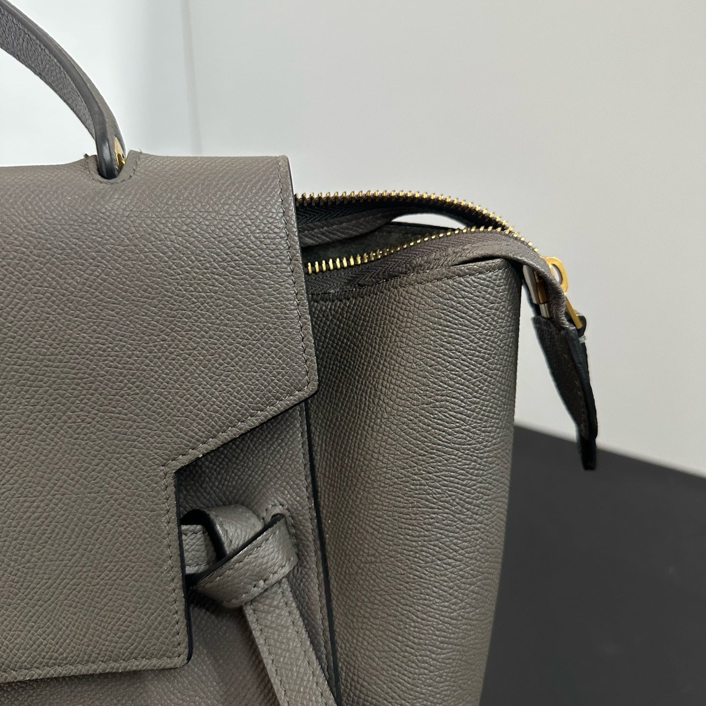 Celine - Belt Bag - Leather - Grey - (mini)