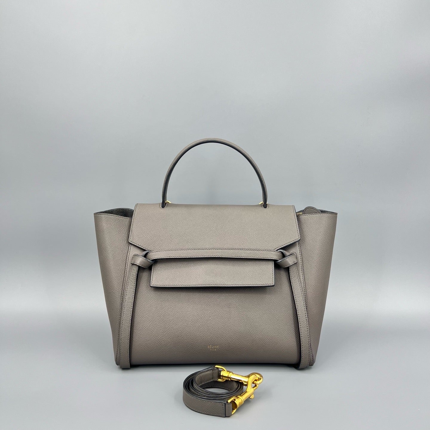 Celine - Belt Bag - Leather - Grey - (small)