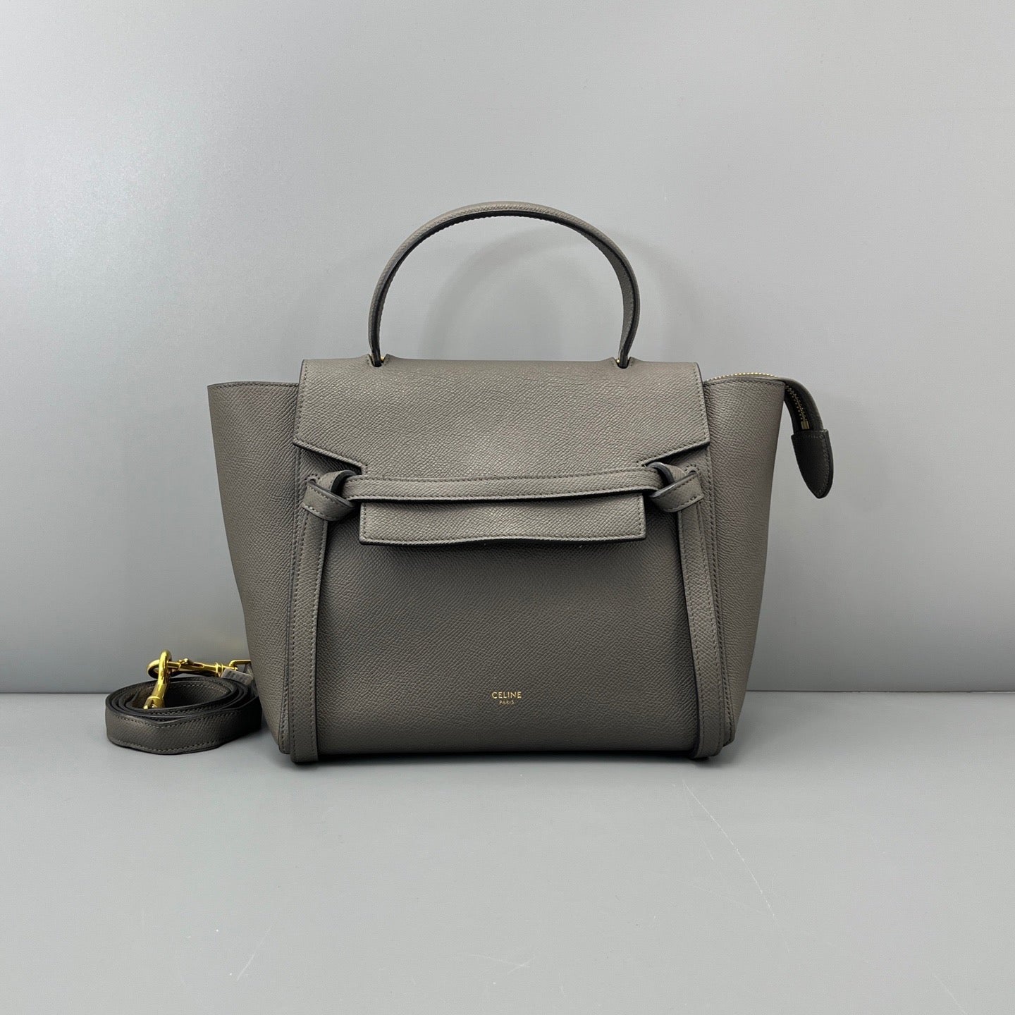 Celine - Belt Bag - Leather - Grey - (Small)