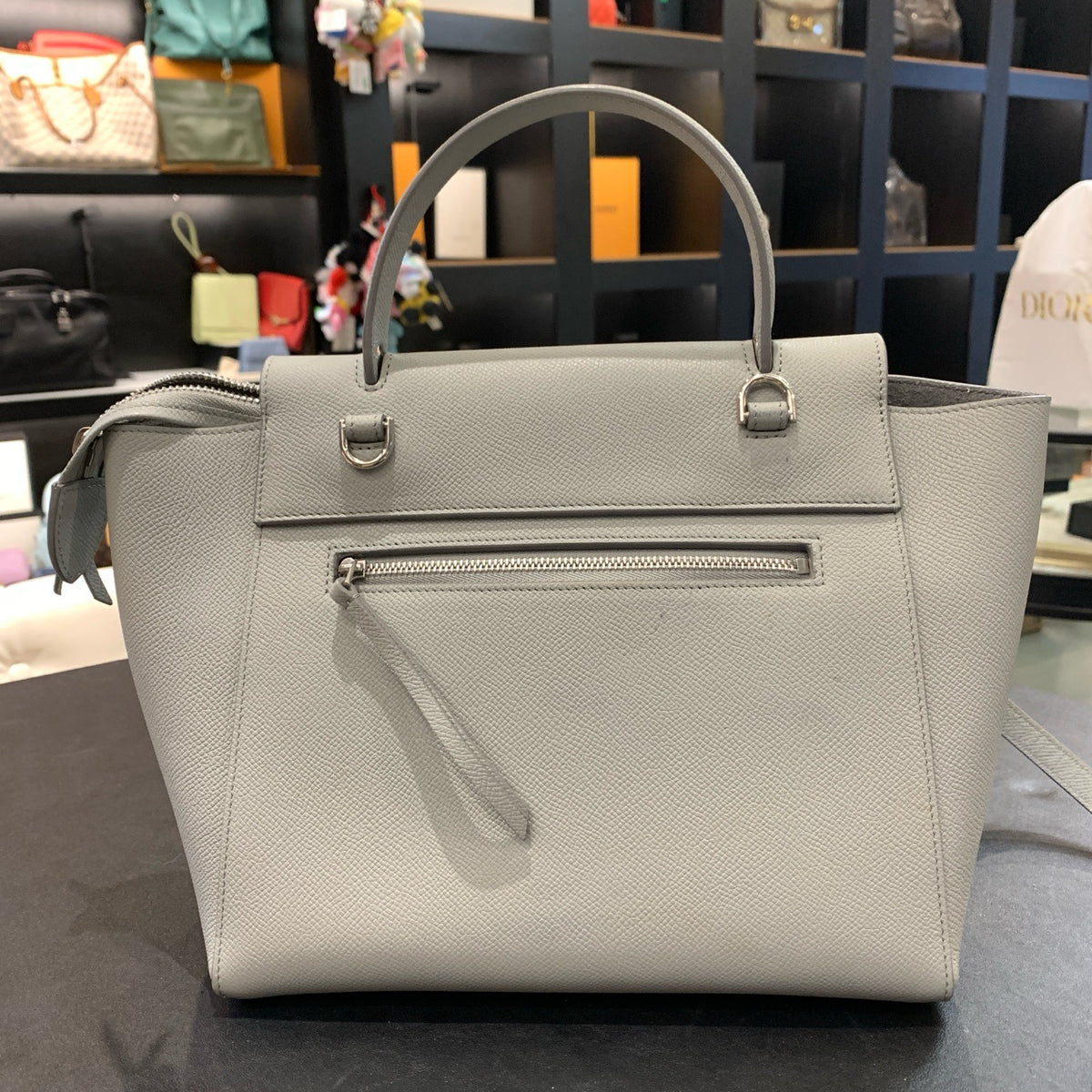 Celine - Belt Bag - Leather - Grey - (small)