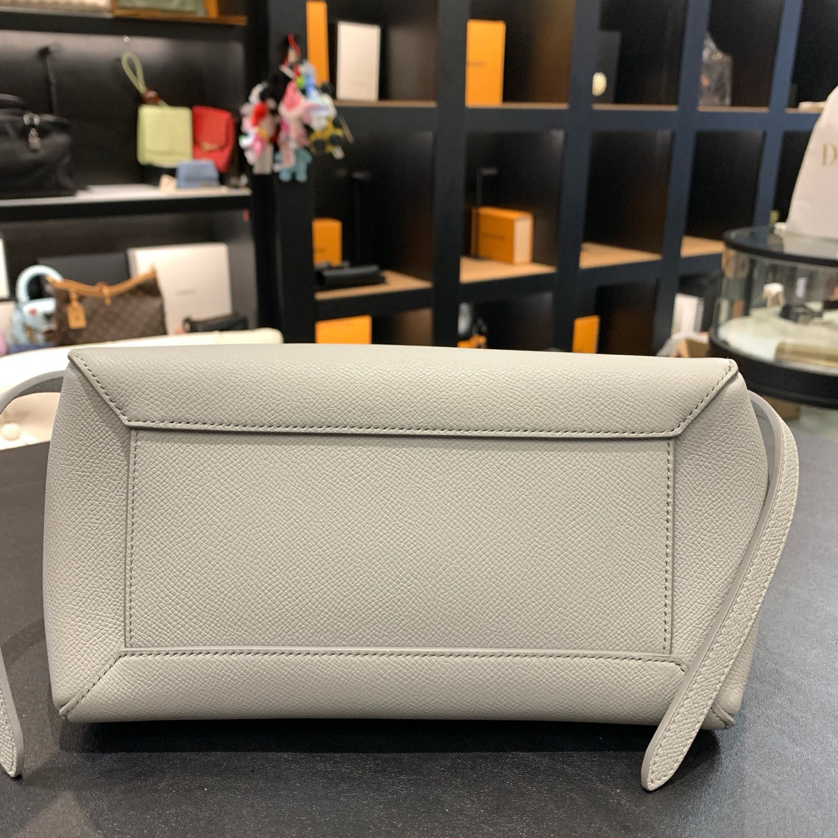 Celine - Belt Bag - Leather - Grey - (small)