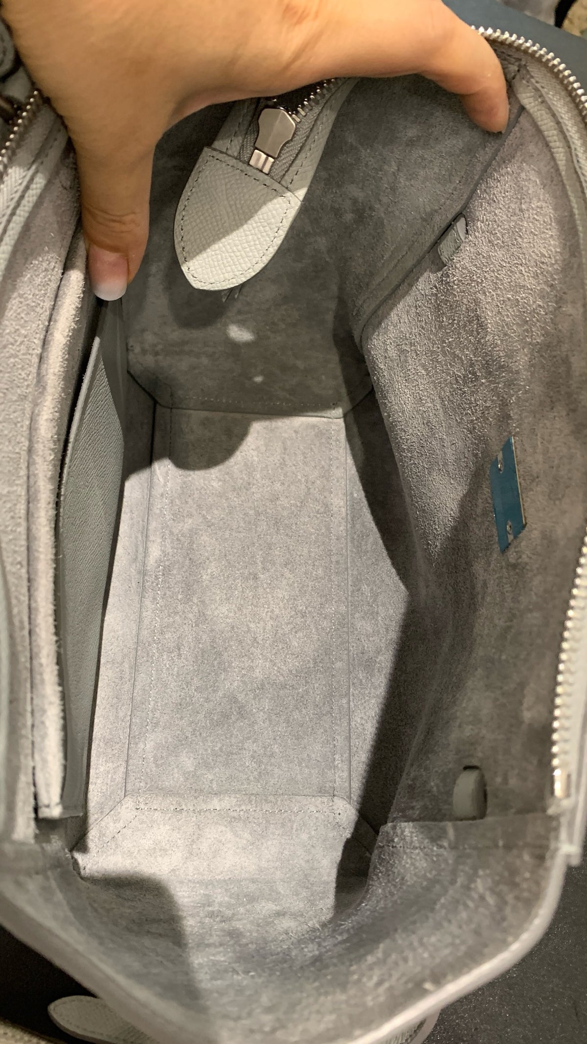 Celine - Belt Bag - Leather - Grey - (small)