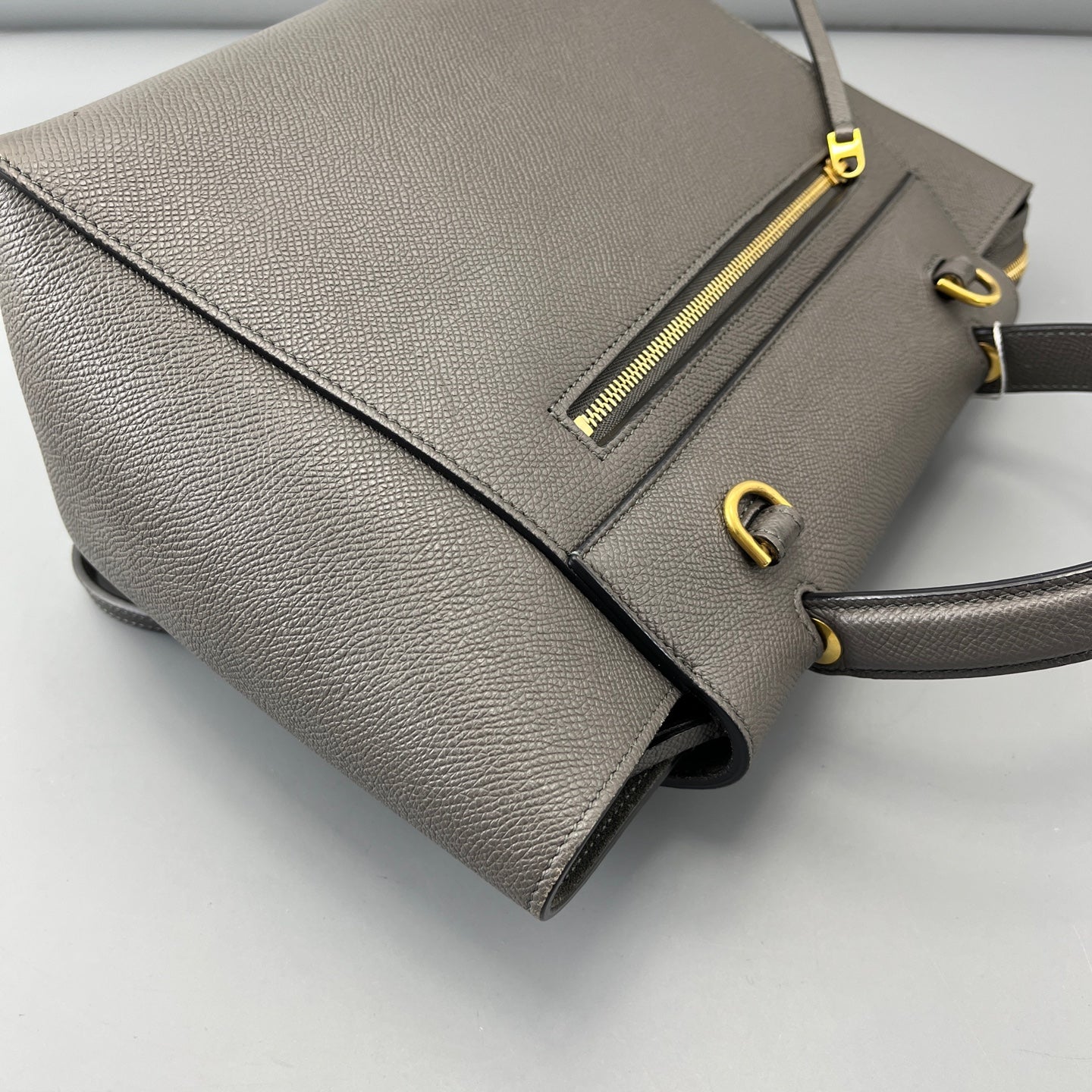 Celine - Belt Bag - Leather - Grey - (small)