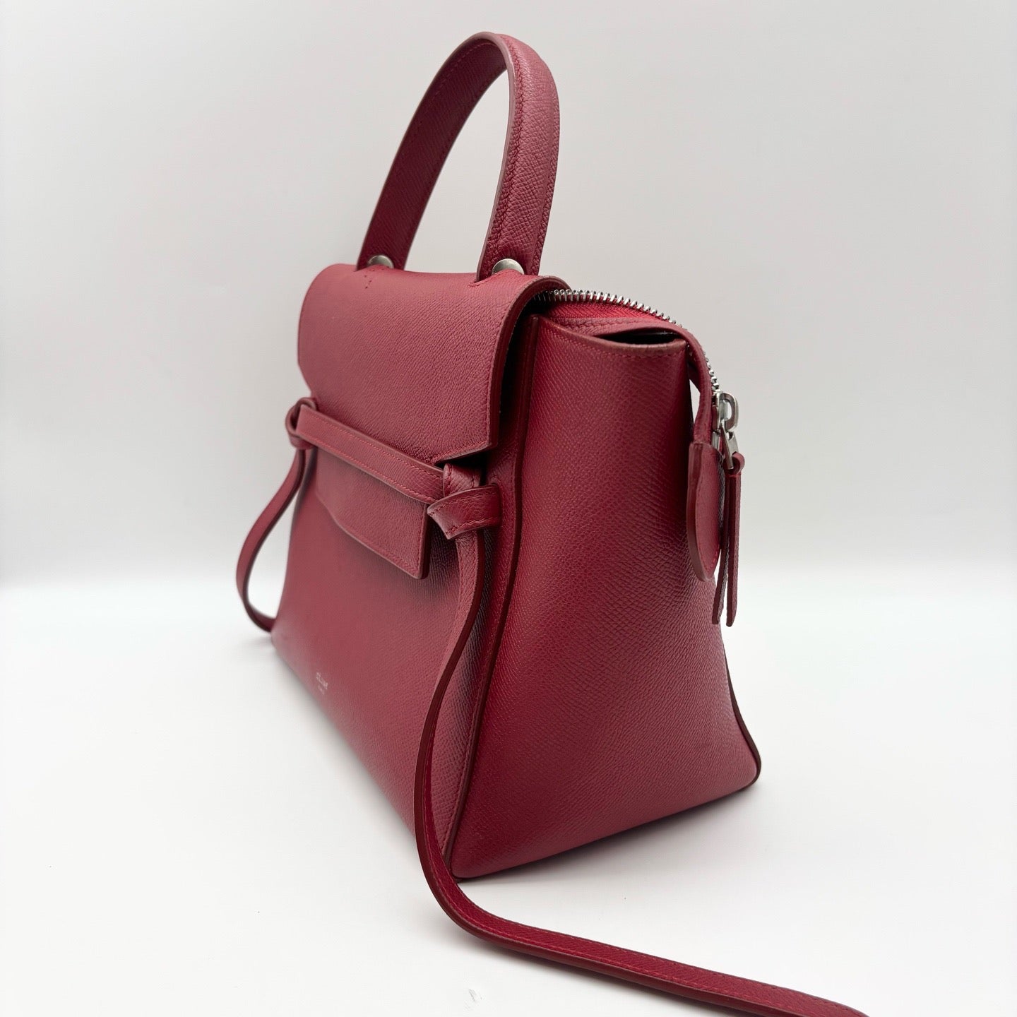 Celine - Belt Bag - Leather - Red - (micro)