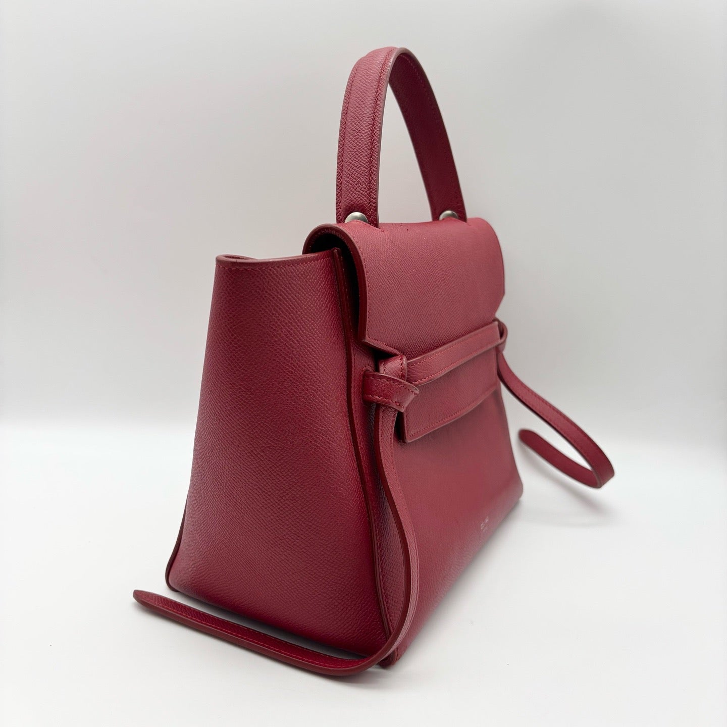 Celine - Belt Bag - Leather - Red - (micro)
