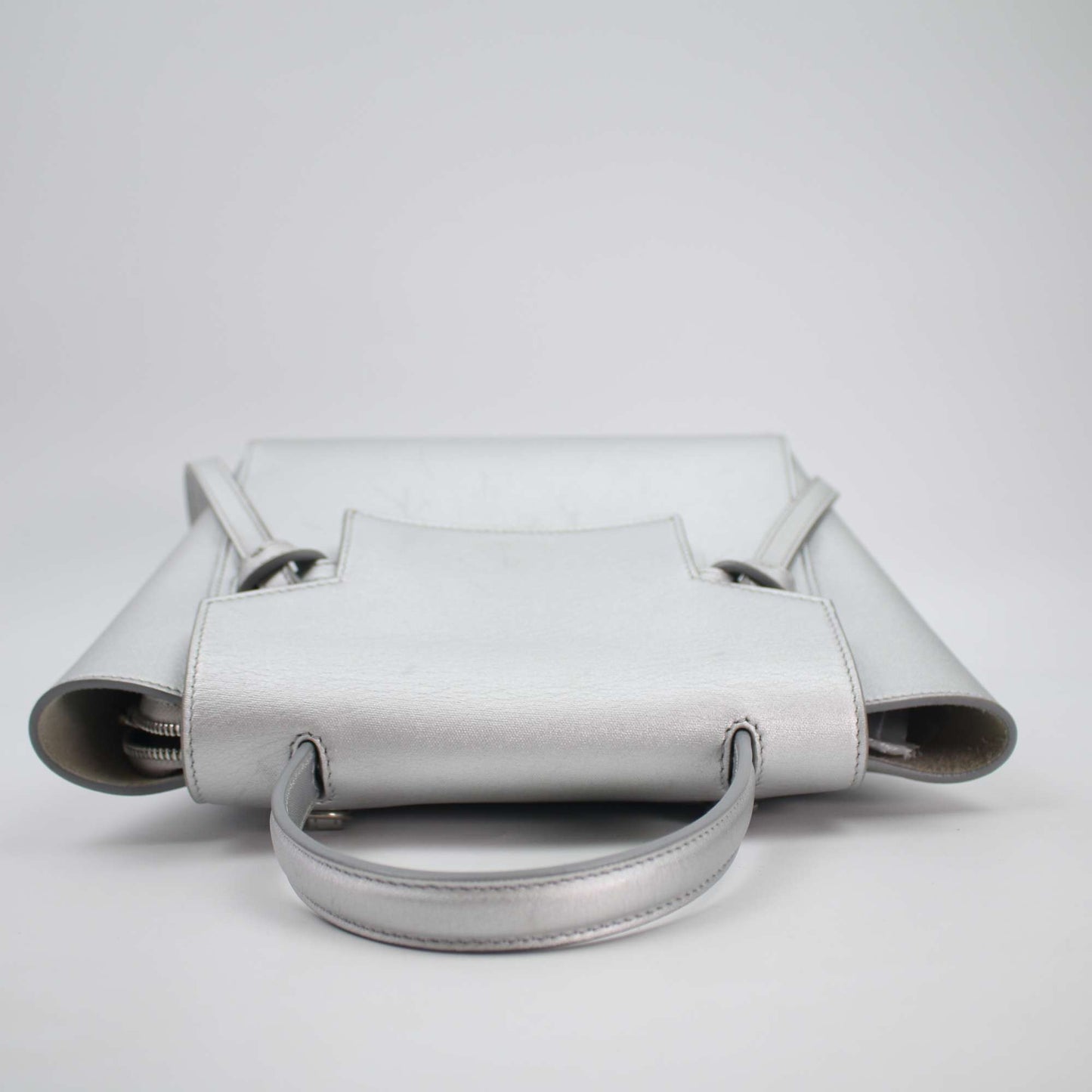 Celine - Belt Bag - Leather - Silver - (mini)