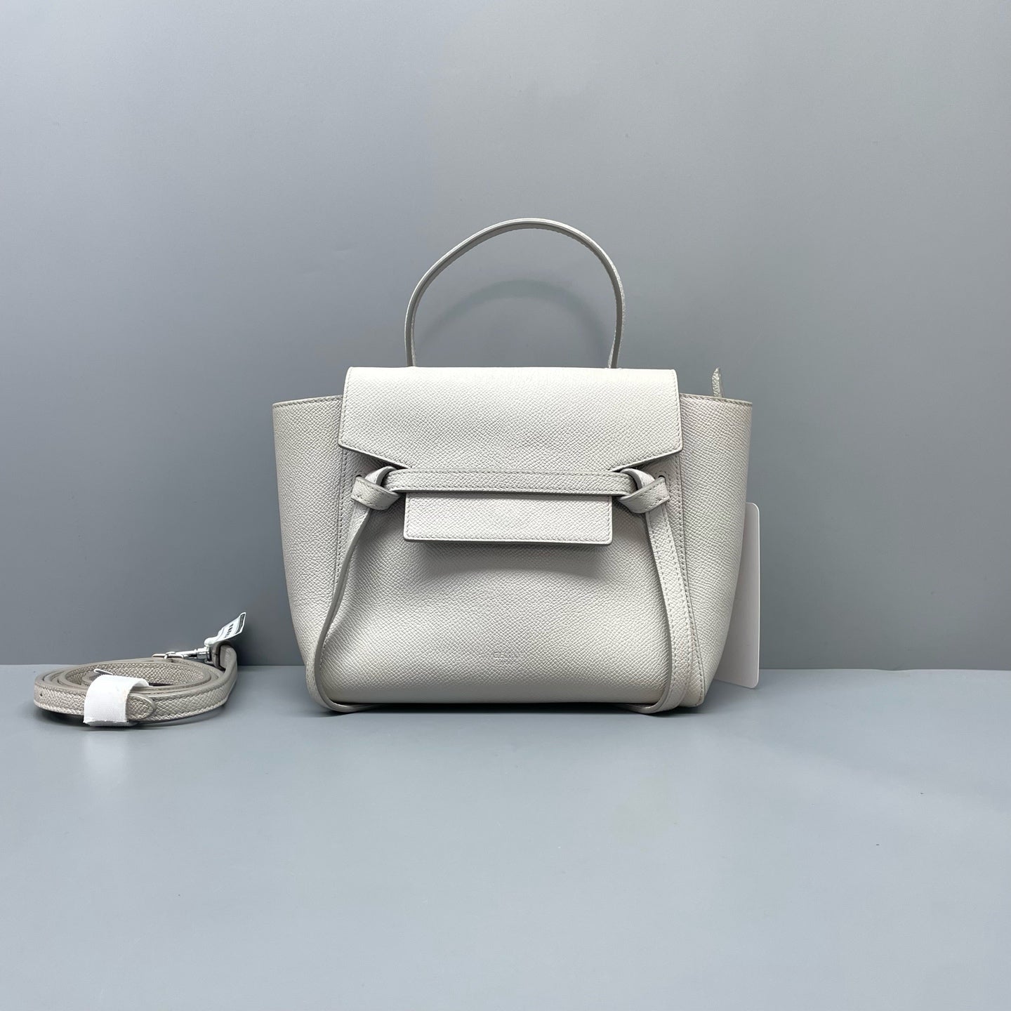 Celine - Belt Bag - Leather - White - (mini)