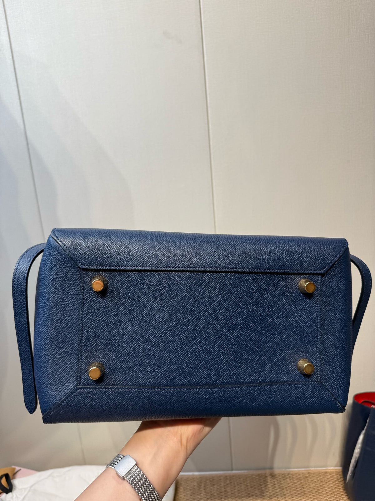 Celine - Belt Bag Medium - Leather - Navy - (medium)