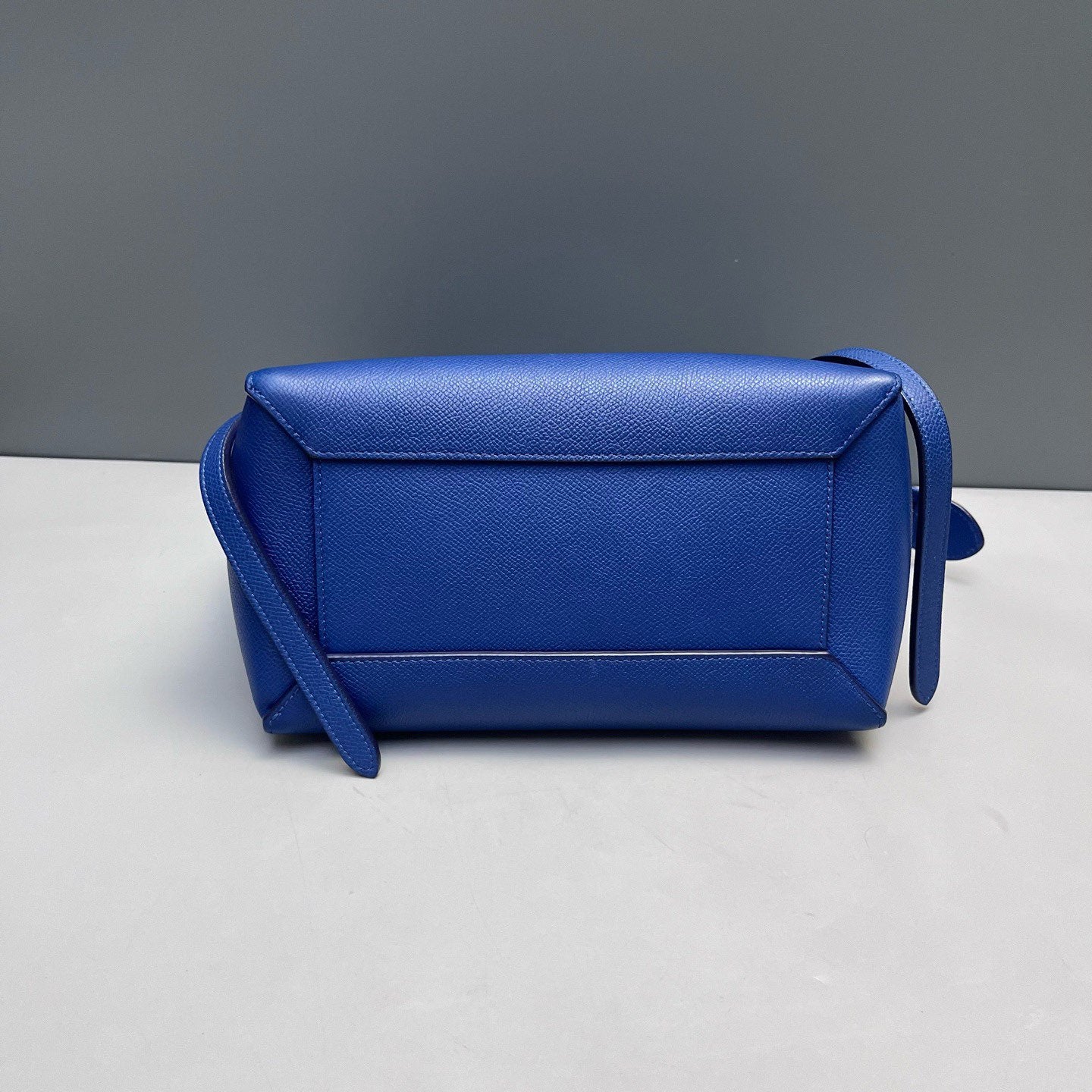 Celine - Belt Bag Micro - Grained calfskin leather - Deep Royal Blue with Silver-Tone Hardware - (Micro)