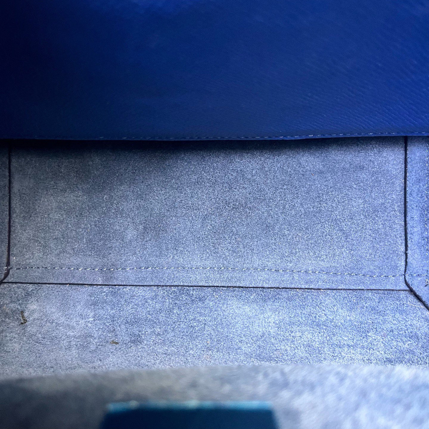 Celine - Belt Bag Micro - Grained calfskin leather - Deep Royal Blue with Silver-Tone Hardware - (Micro)
