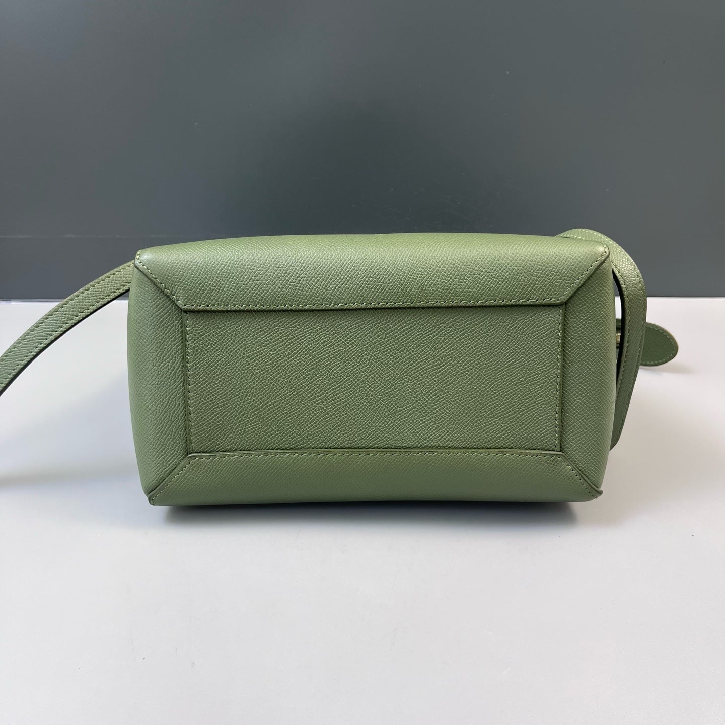 Celine - Belt Bag (Micro) - Grained calfskin leather - Green - (mini)