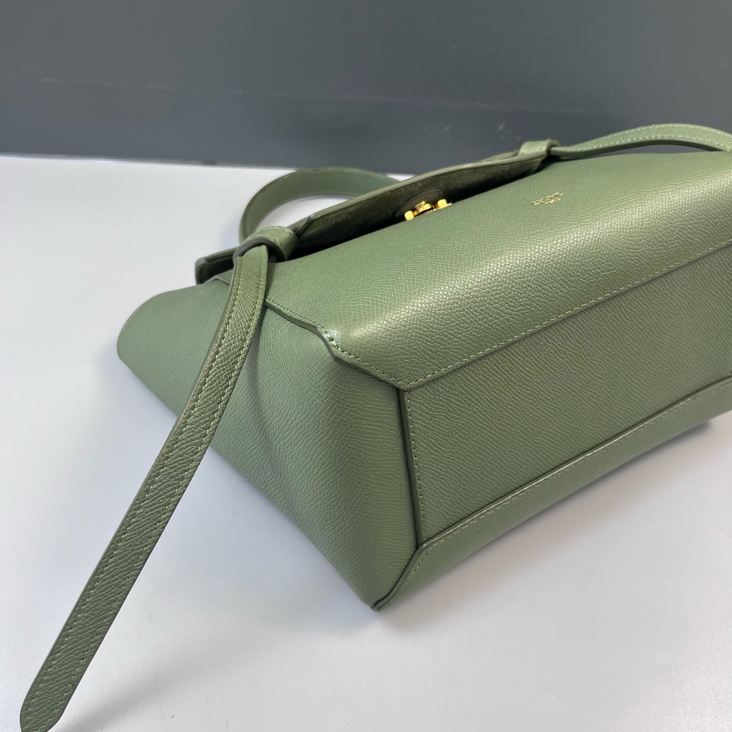 Celine - Belt Bag (Micro) - Grained calfskin leather - Green - (mini)