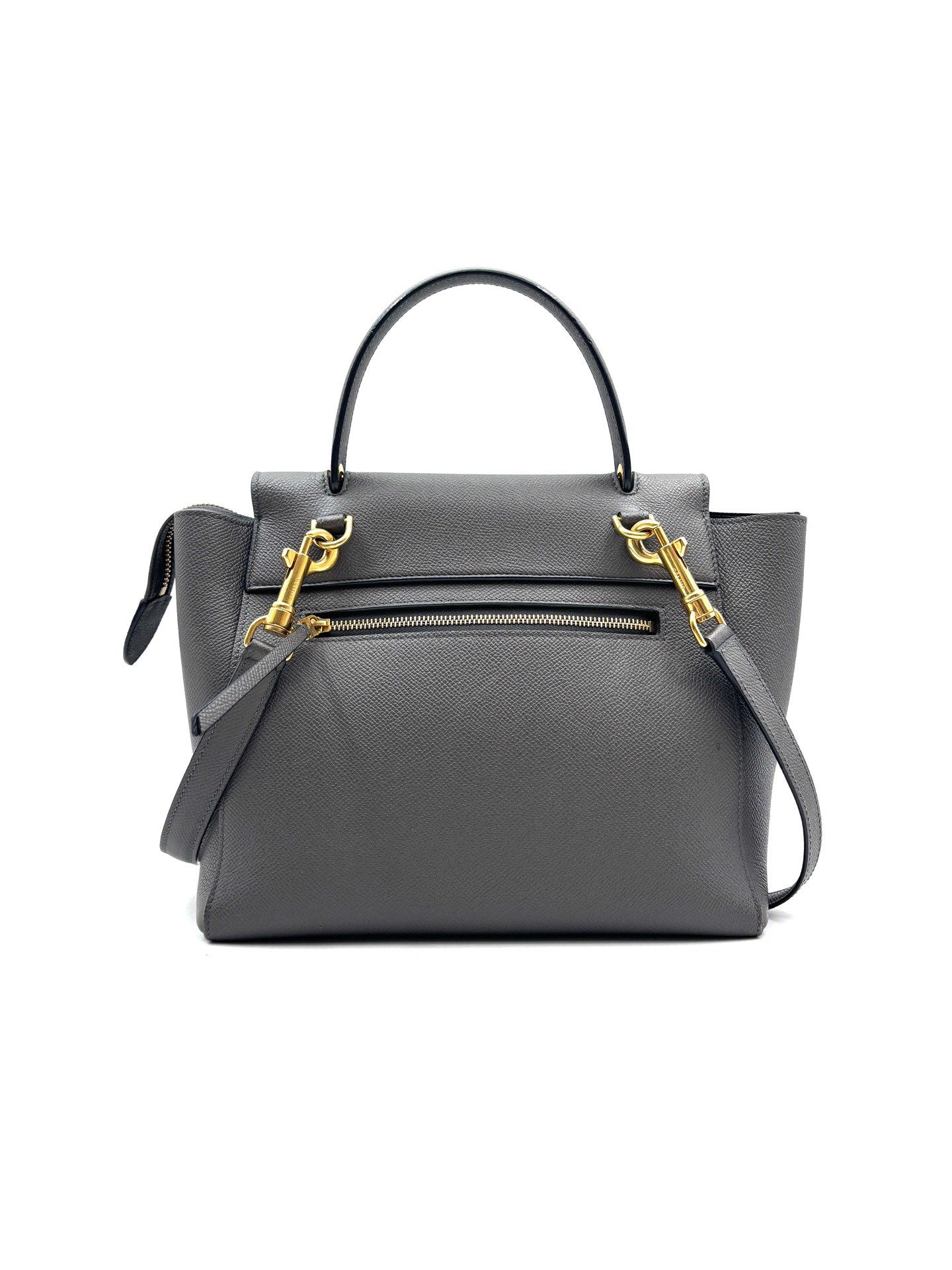 Celine - Belt Bag Micro - Grained cow leather - Elephant Grey - (mini)