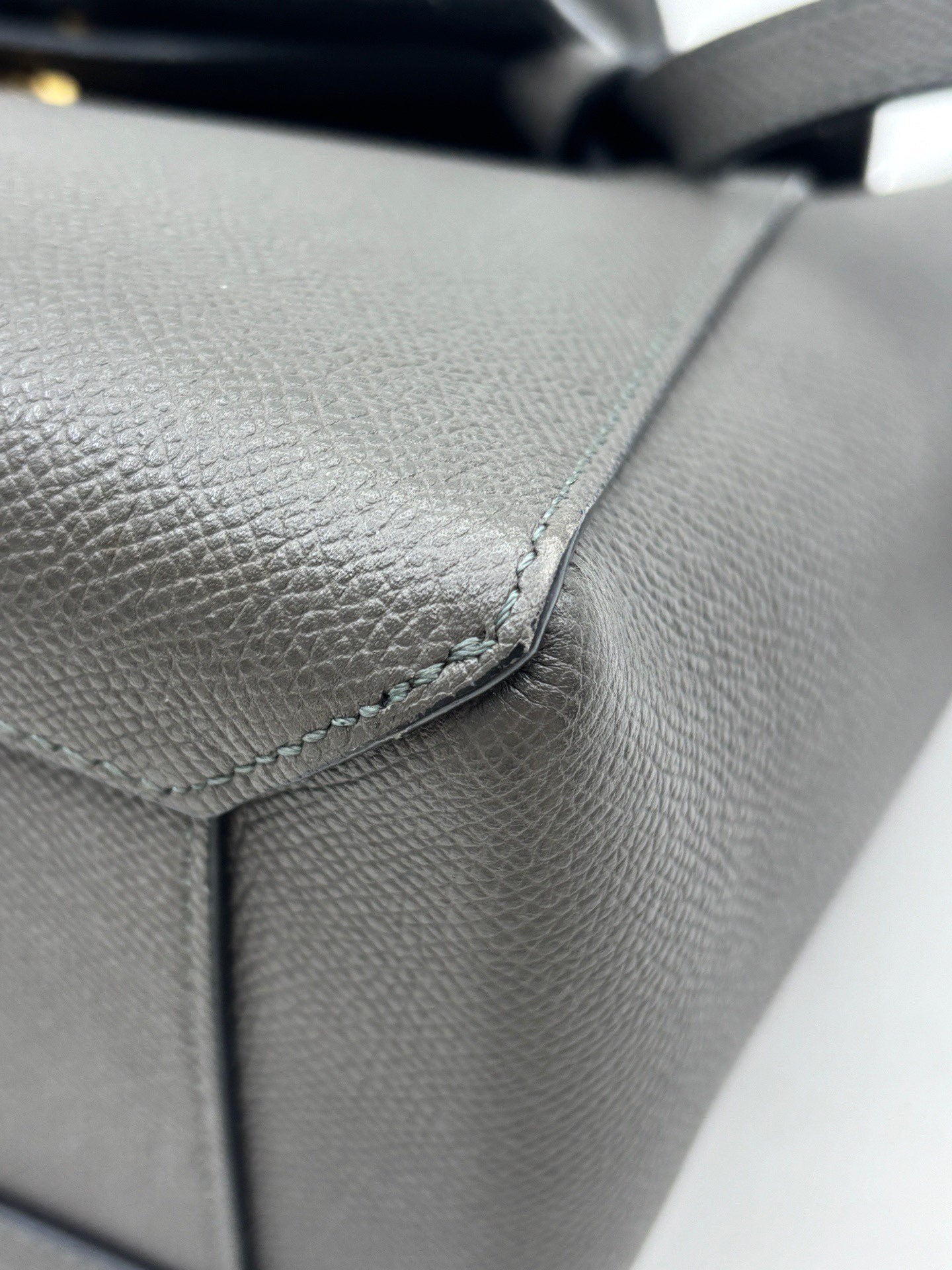 Celine - Belt Bag Micro - Grained cow leather - Elephant Grey - (mini)