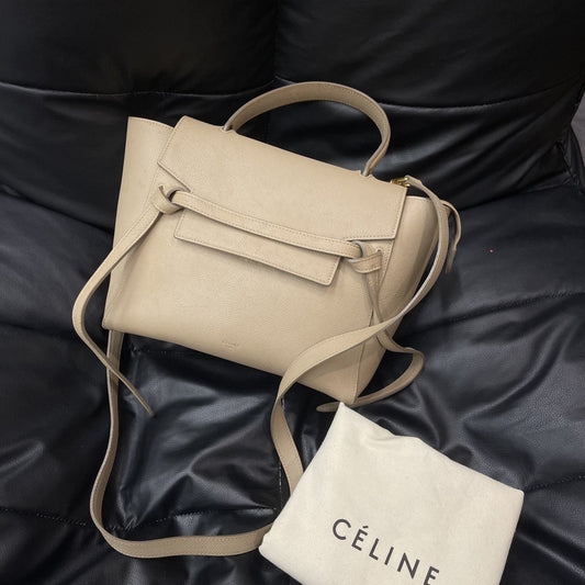 Celine - Belt Bag Micro - Leather - Beige - (small)