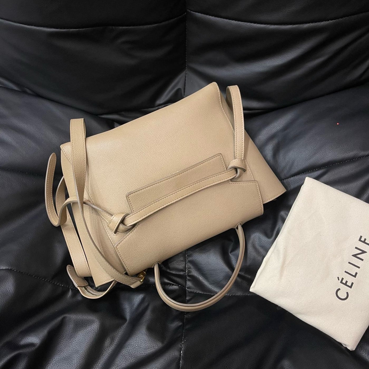 Celine - Belt Bag Micro - Leather - Beige - (small)