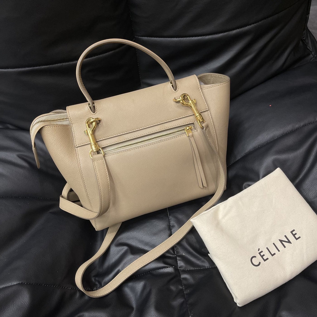 Celine - Belt Bag Micro - Leather - Beige - (small)