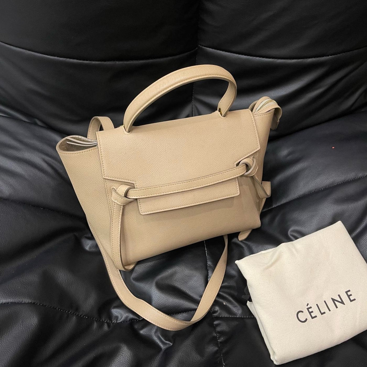 Celine - Belt Bag Micro - Leather - Beige - (small)
